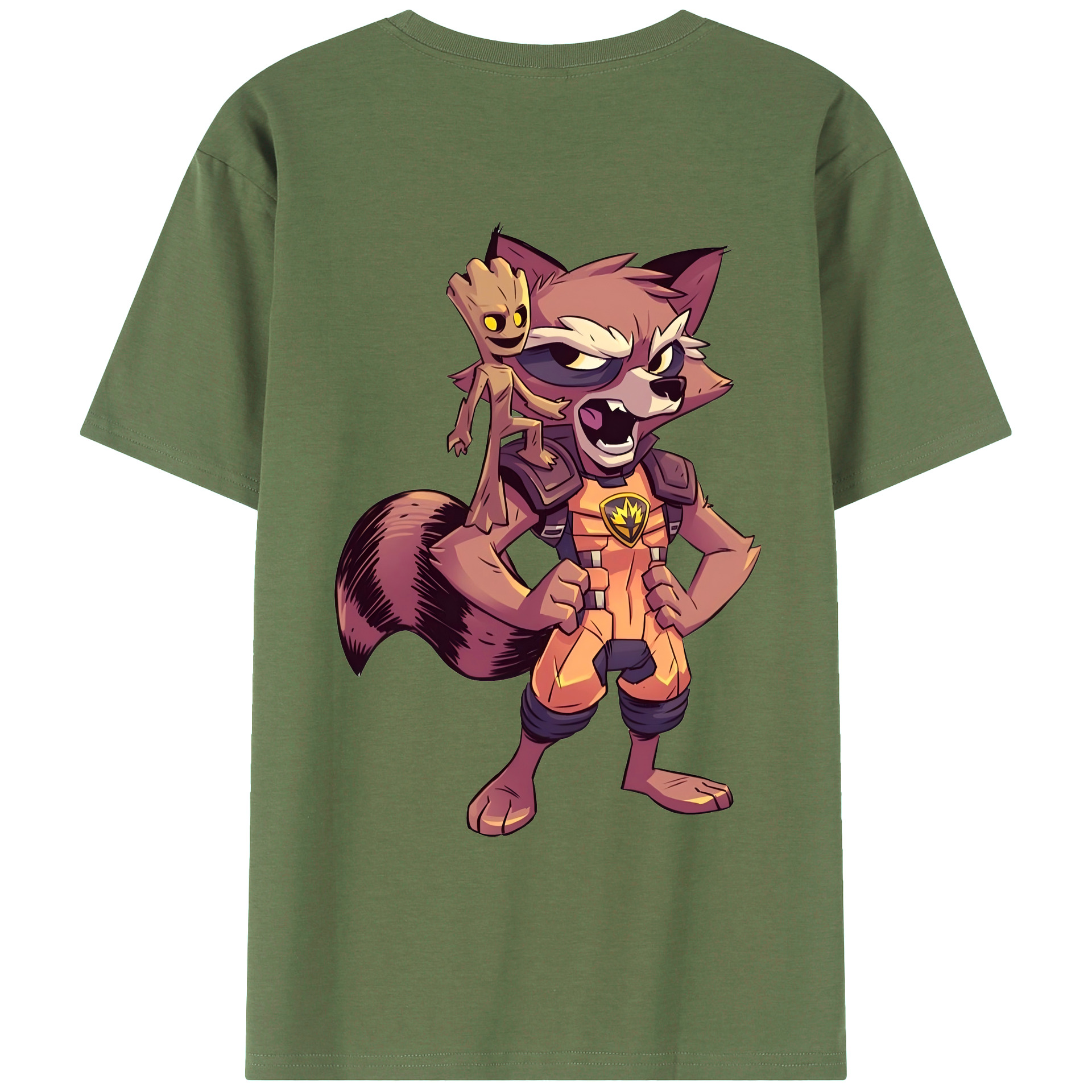 （画像用） アベンジャーズ The Avengers 綿100％ メンズ半袖Tシャツ（バックプリント） 通気性